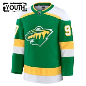 Dresovi Minnesota Wild 2024-25 Fanatics Premium Kirill Kaprizov Treći Zelena - Dječji